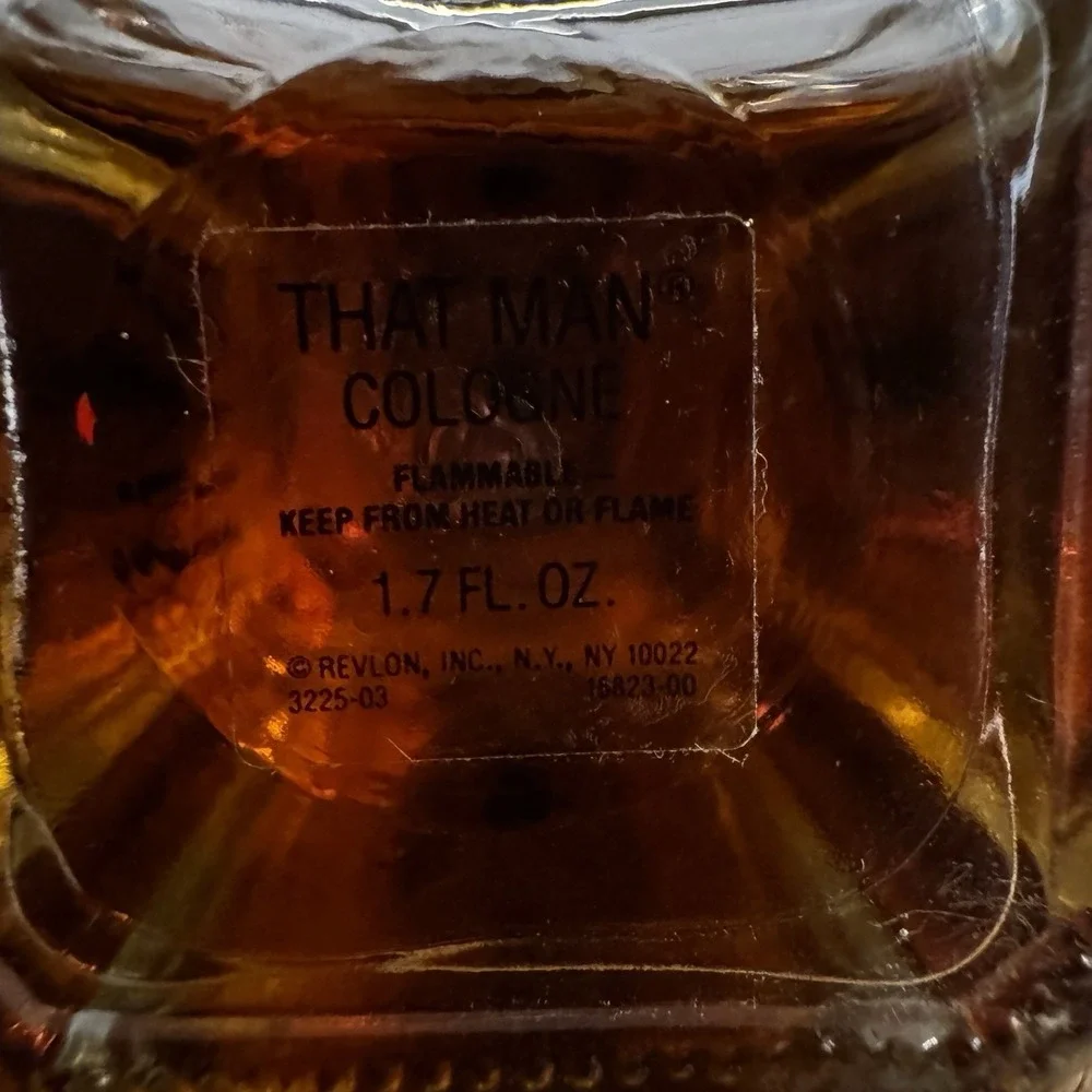 THAT MAN REVLON MEN'S COLOGNE SPLASH 0.5 oz/15 ml VINTAGE ORIGINAL FORMULA RARE.